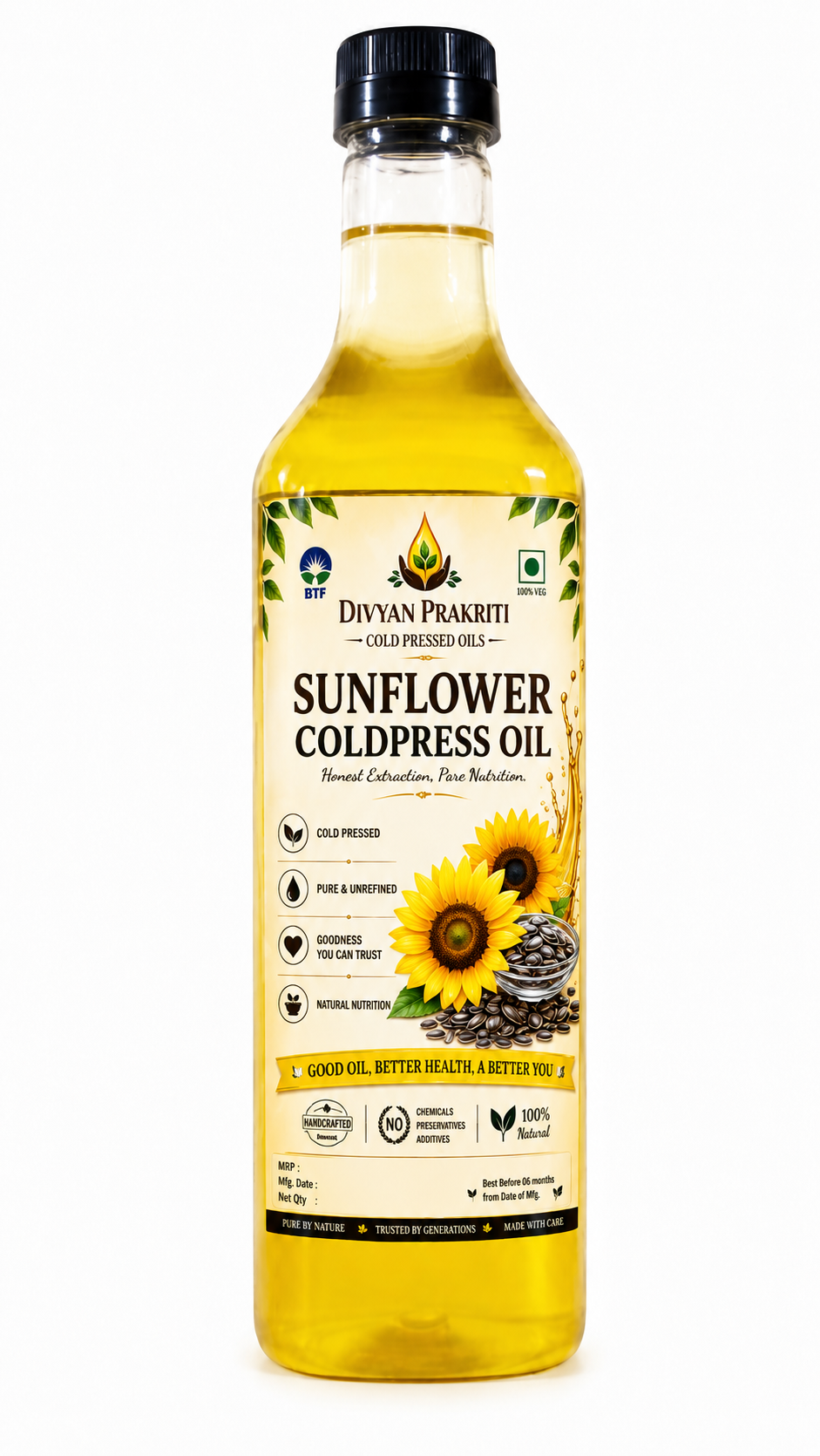 Sunflower Oil bottle