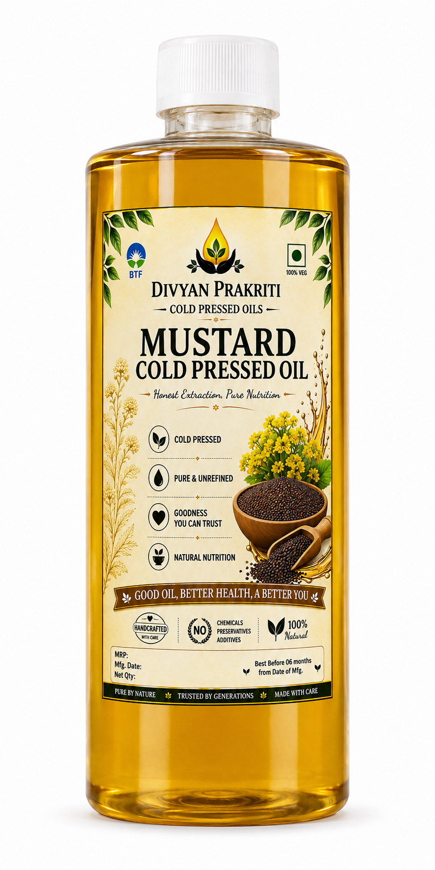 Mustard Oil bottle