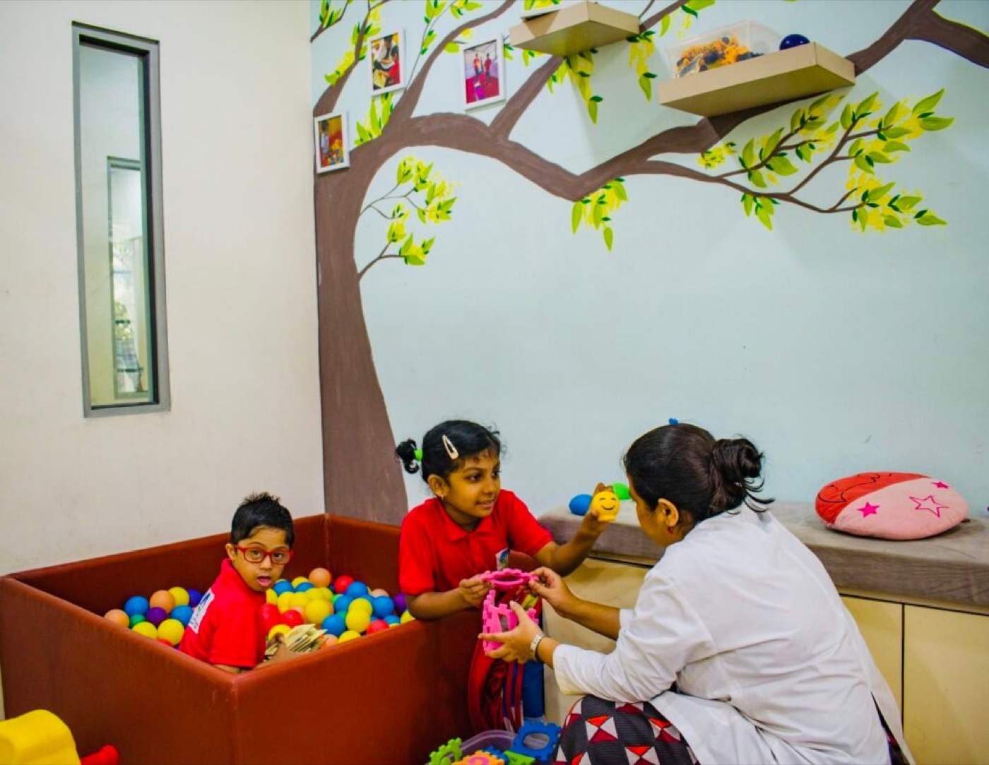 sensory play at Sparsh